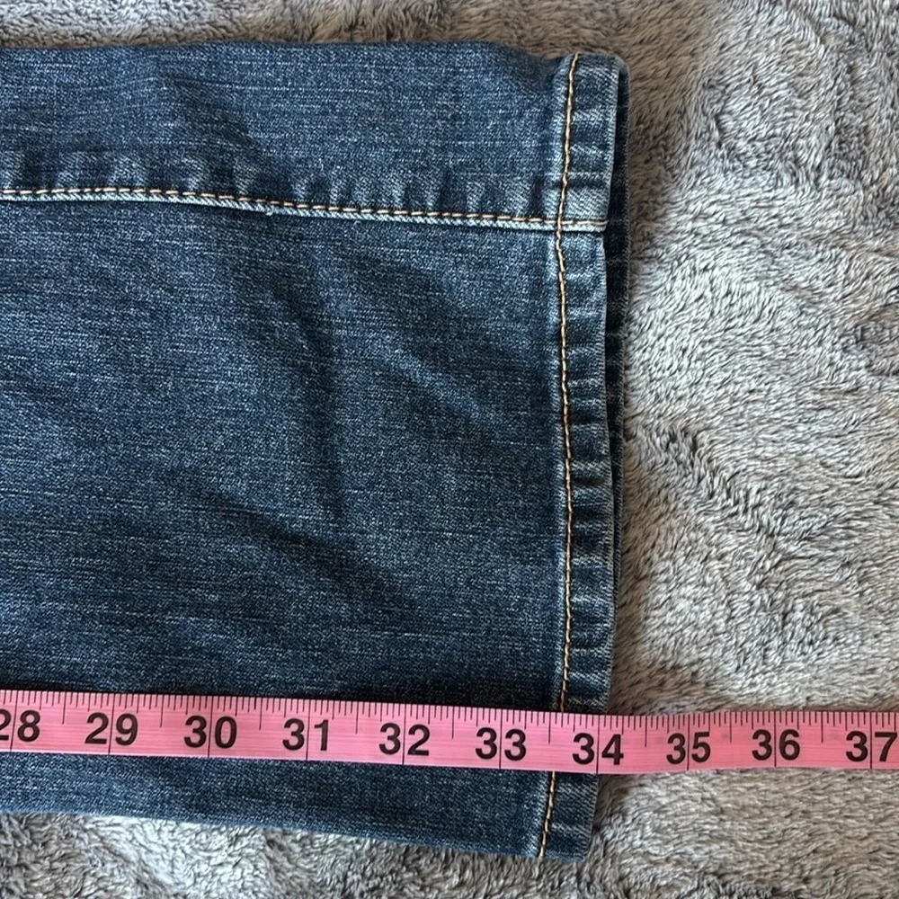 Wrangler Aura Blue Denim Jeans Size 6P Tall